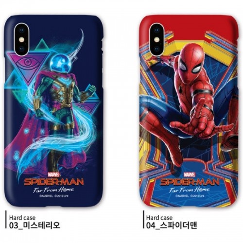 MARVEL 스파이더맨 파 프롬 홈 빈티지 하드 케이스 (갤럭시 아이폰 LG 90기종), 2만원이상 무료배송, 사은품증정, 당일발송, 코지, 