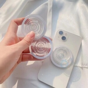 스몬맨 브랜뉴 평평한 맥세이프톡 클리어 스마트톡